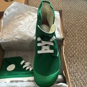Palladium boots Green/White. Size: 13 PAMPA HI ZIP ORGANIC – Palladium US main image 2